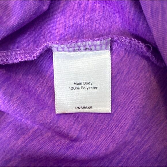 Z by Zella V-neck Hoodie Workout Shirt Size Medium - Picture 5 of 6